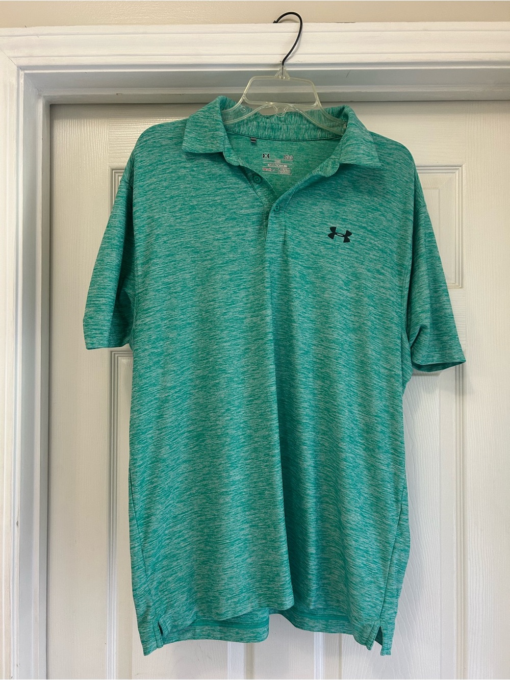 LG Men’s Teal Heather Polo Shirt